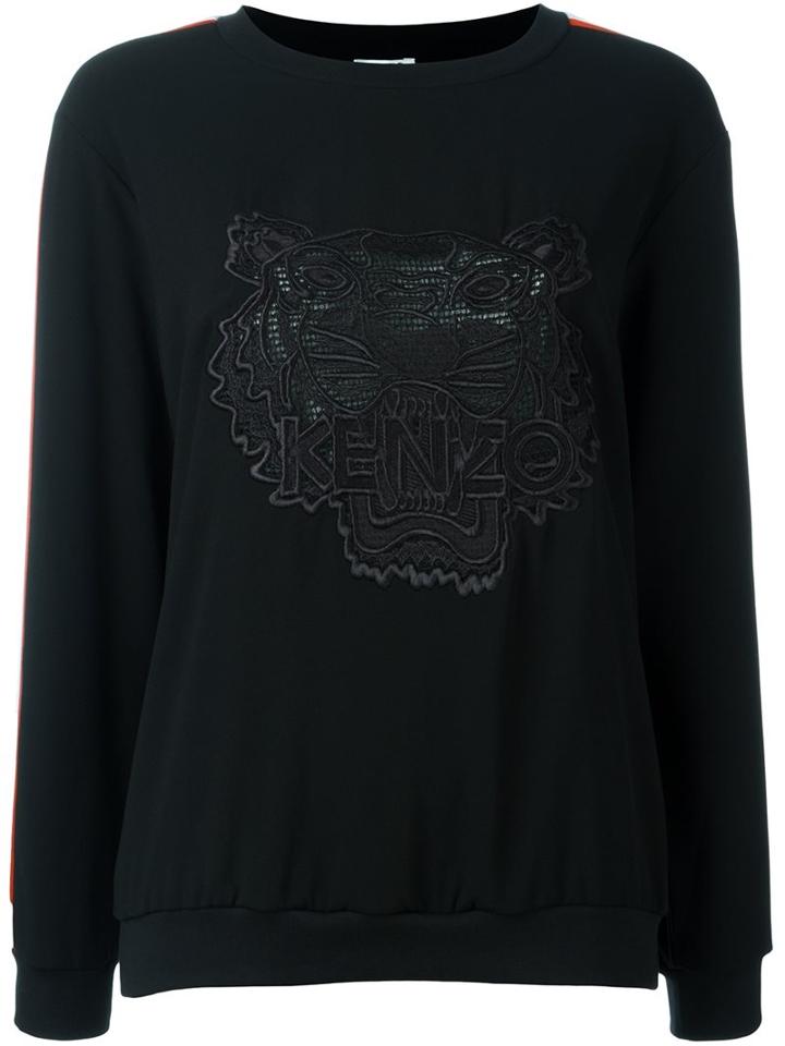 Kenzo 'tiger' Sweatshirt, Women's, Size: Large, Black, Polyester/triacetate