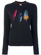 Paul Smith Feather Embroidered Sweatshirt - Black
