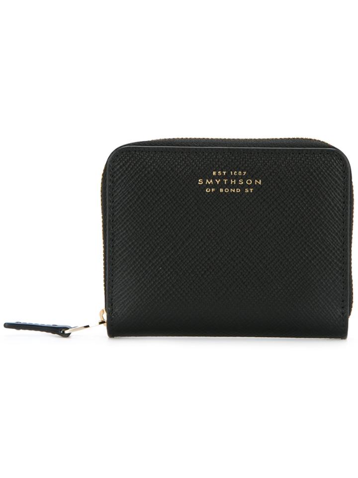 Smythson Panama Coin Purse - Black