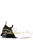 Dolce & Gabbana Stretch Mesh Sorrento Sneakers - White
