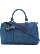 Chanel Vintage '2way' Boston Travel Bag - Blue