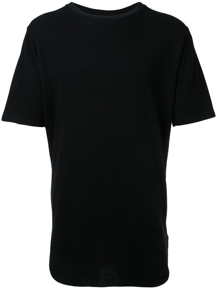 Monkey Time - Crew Neck T-shirt - Men - Cotton - S, Black, Cotton