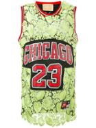 Night Market - Lace Insert Chicago Jersey - Women - Polyester - One Size, Green, Polyester