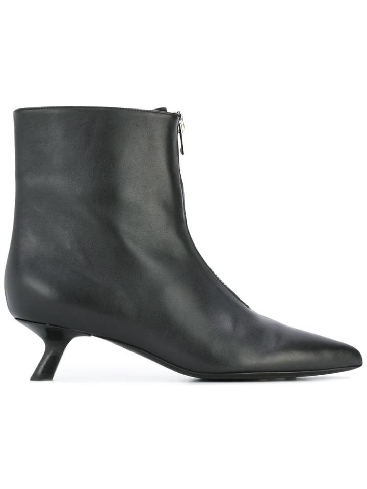 Tom Ford Comma Heel Ankle Boots - Black