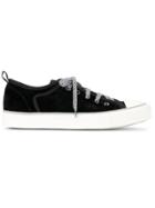 Lanvin Contrast Lace Sneakers - Black