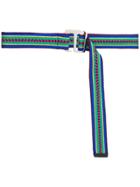 Etro Striped Belt - Blue