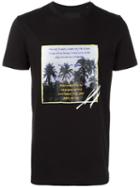 Blood Brother Palm Trees Print T-shirt, Men's, Size: Xl, Cotton