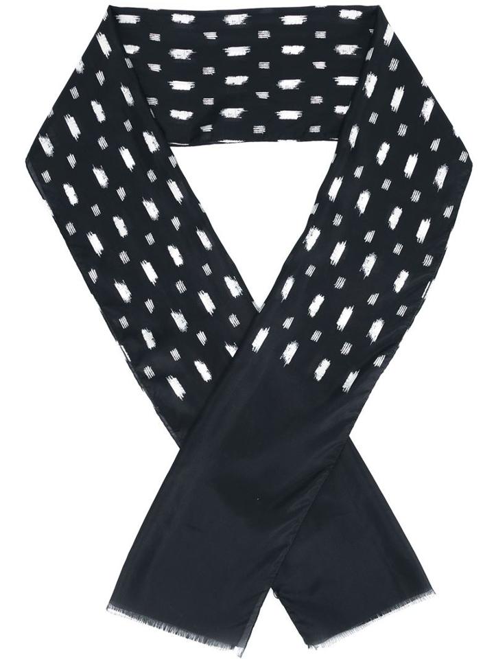 John Varvatos Paint Brush Print Scarf