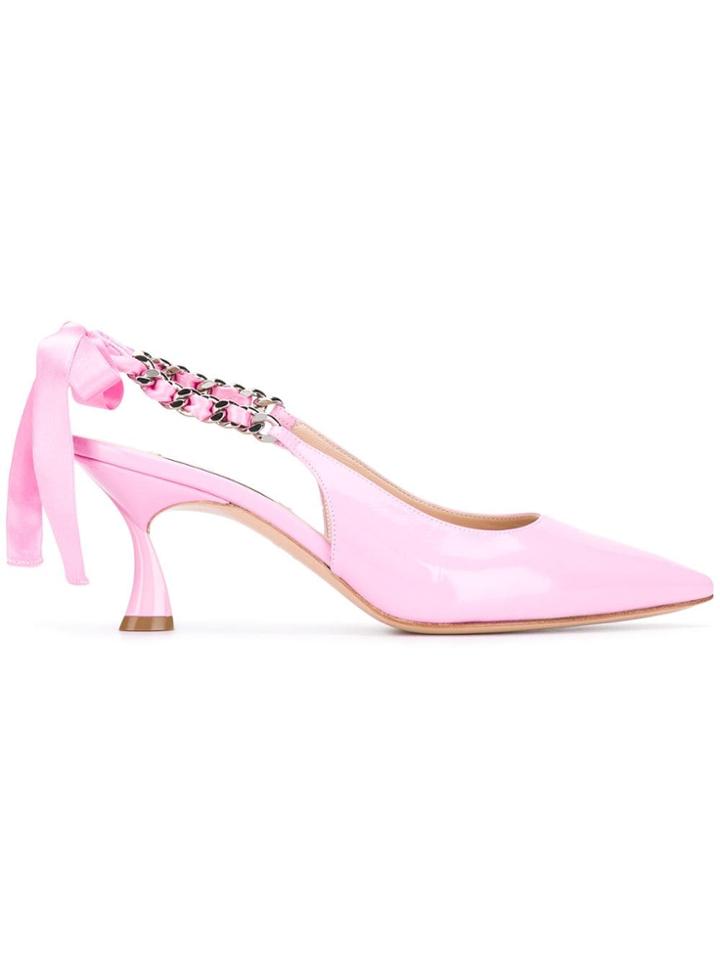 Casadei K Blade Kelly Pumps - Pink