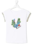 Lapin House Flip-flop Print T-shirt - White