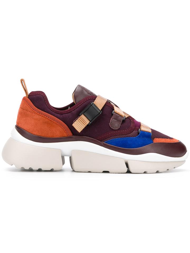 Chloé Sonnie Sneakers - Red