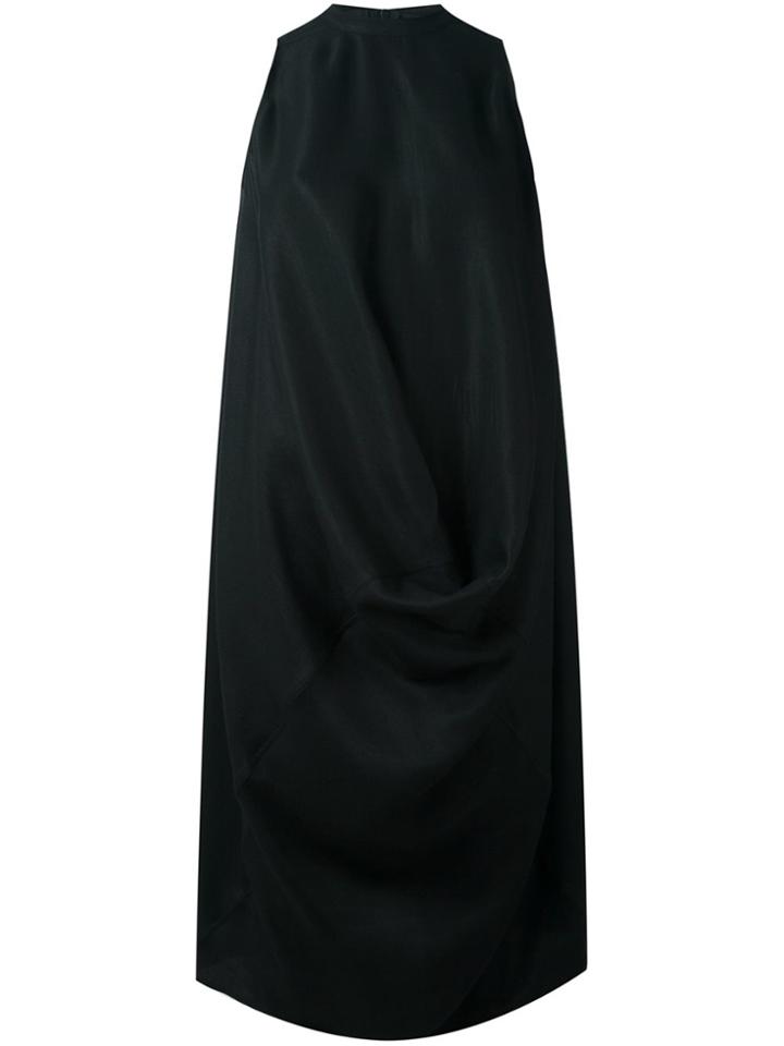 Rick Owens Draped Shift Dress - Black