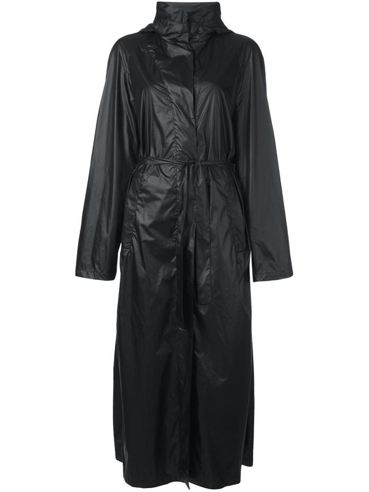 Ann Demeulemeester Hooded Belted Long Coat