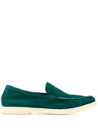 Andrea Ventura Sailor Style Loafers - Green