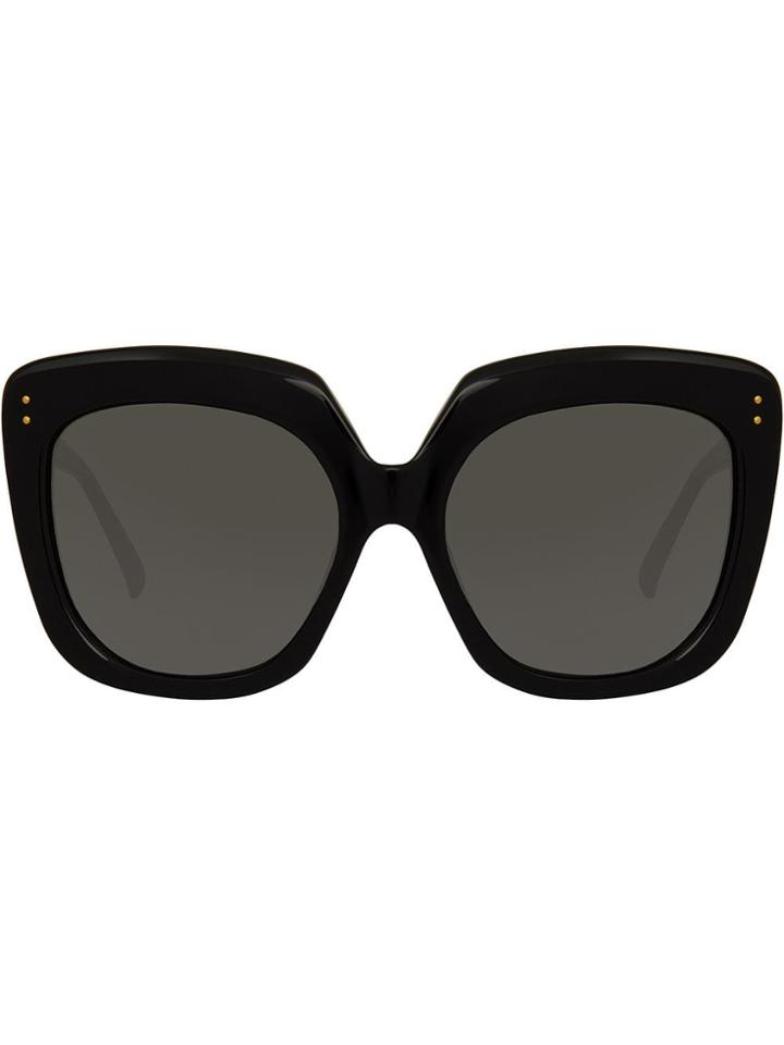 Linda Farrow Overzied Sunglasses - Black