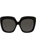 Linda Farrow Overzied Sunglasses - Black