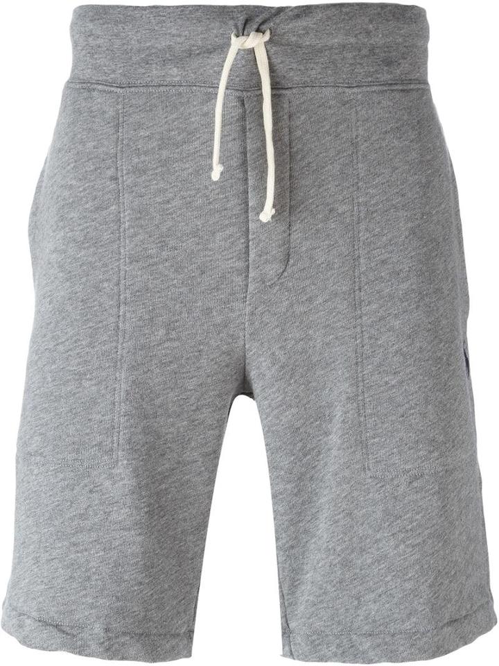Polo Ralph Lauren Drawstring Track Shorts, Men's, Size: Xl, Grey, Cotton/polyester/modal
