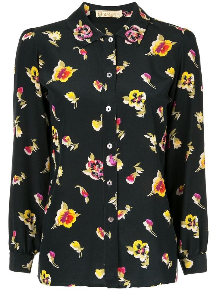 Gucci Pre-owned Printed Shirt - Black