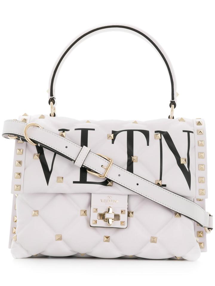 Valentino Valentino Garavani Vltn Candystud Tote - White