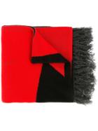 Kolor Cashmere Printed Scarf - Red