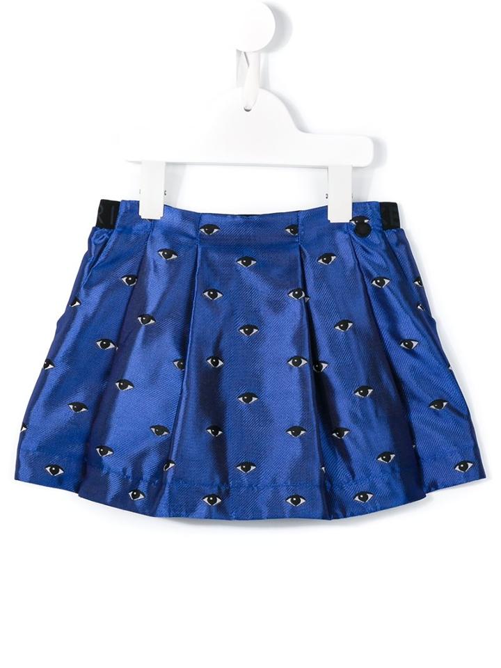Kenzo Kids 'eyes' Skirt, Girl's, Size: 10 Yrs, Blue