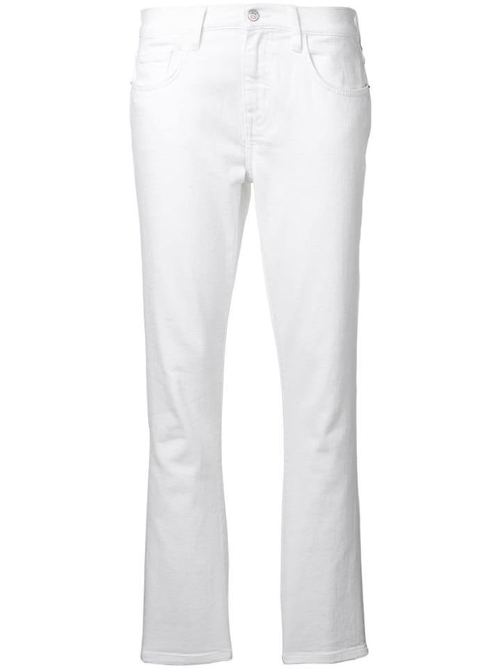 Current/elliott Straight Leg Jeans - White