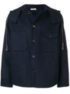 Marni Hooded Tassel Jacket - Blue