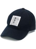 A.p.c. Logo Patch Baseball Cap - Blue