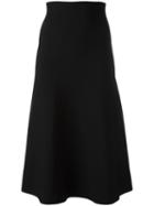 Alexander Wang A-line Skirt, Women's, Size: Medium/large, Black, Viscose/nylon/spandex/elastane
