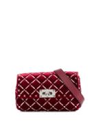 Valentino Valentino Garavani Velvet Spike. It Belt Bag - Red