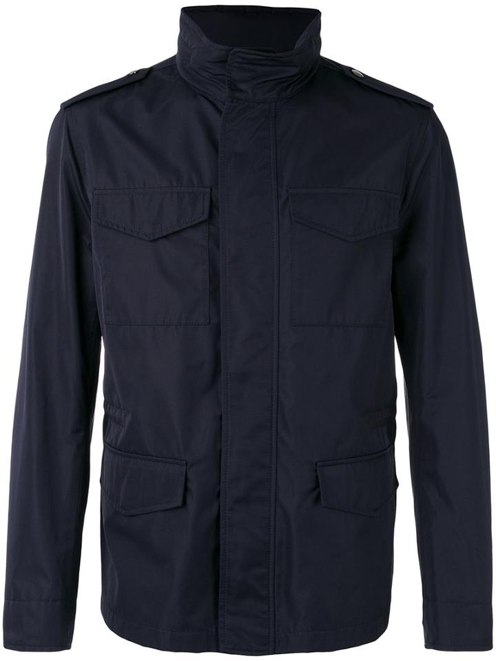 Tod's - Cargo Jacket - Men - Cotton/polyester - L, Blue, Cotton/polyester