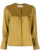 Partow Concealed Front Blouse - Gold