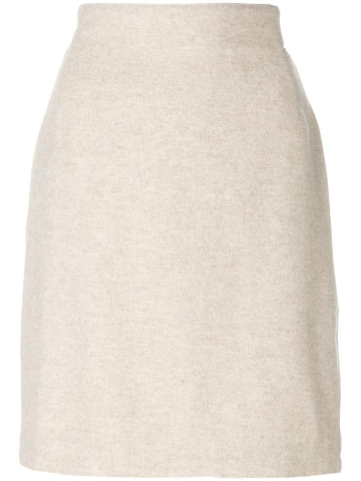 Versace Vintage Pencil Skirt - Nude & Neutrals