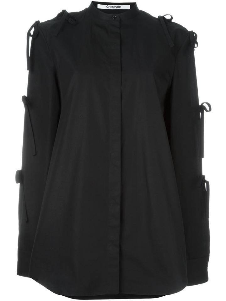 Chalayan Sleeve Tie Shirt