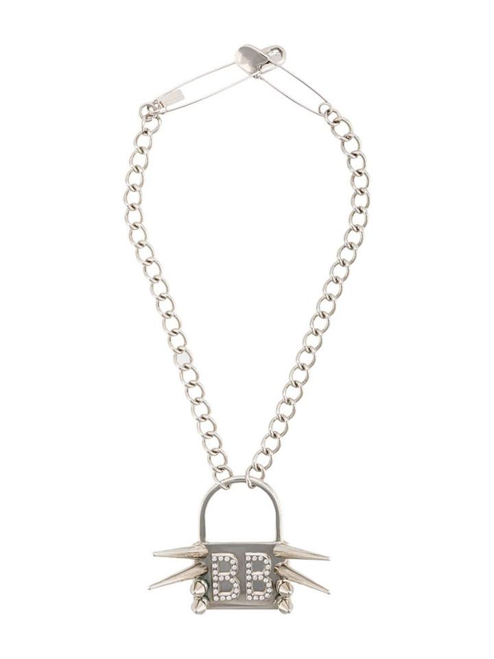 Barbara Bologna Punk Padlock Necklace - Silver