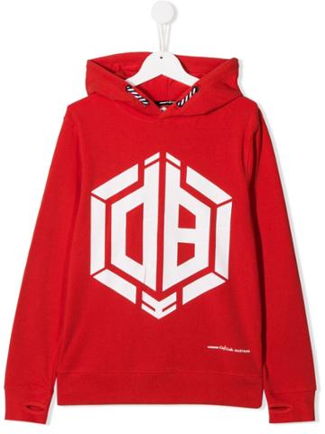 Vingino Logo Print Hoodie - Red