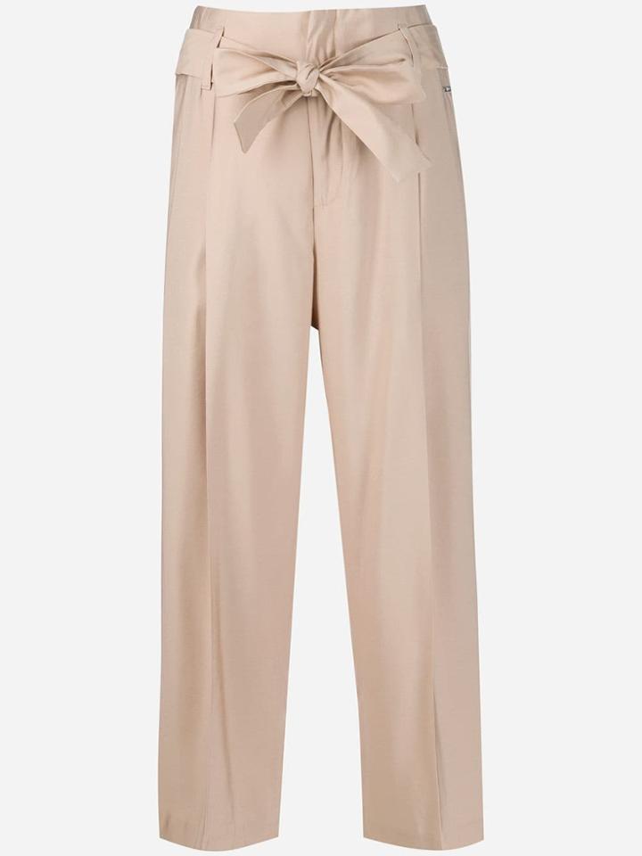 Liu Jo Cropped Discover Trousers - Neutrals