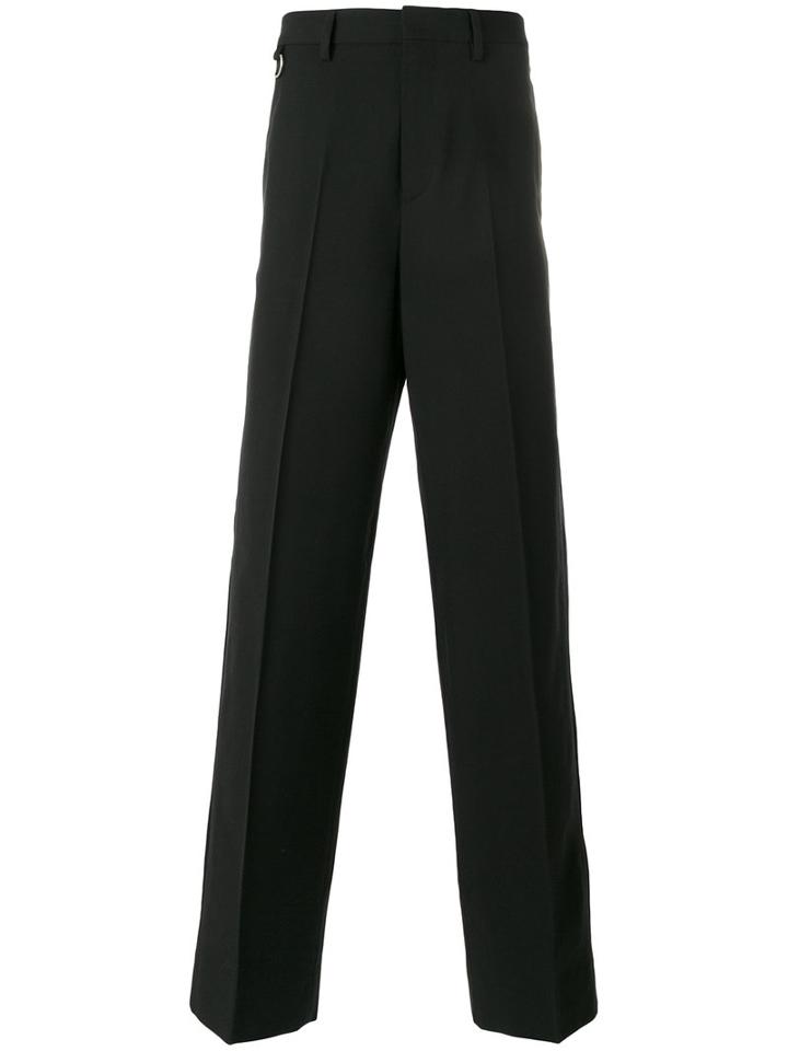 Stella Mccartney Straight-leg Trousers, Men's, Size: 46, Black, Cotton/viscose
