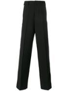 Stella Mccartney Straight-leg Trousers, Men's, Size: 46, Black, Cotton/viscose