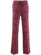 Etro Paisley Flared Trousers - Pink
