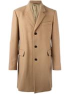 Dondup Flap Pockets Mid Coat, Men's, Size: 48, Nude/neutrals, Polyamide/viscose/virgin Wool