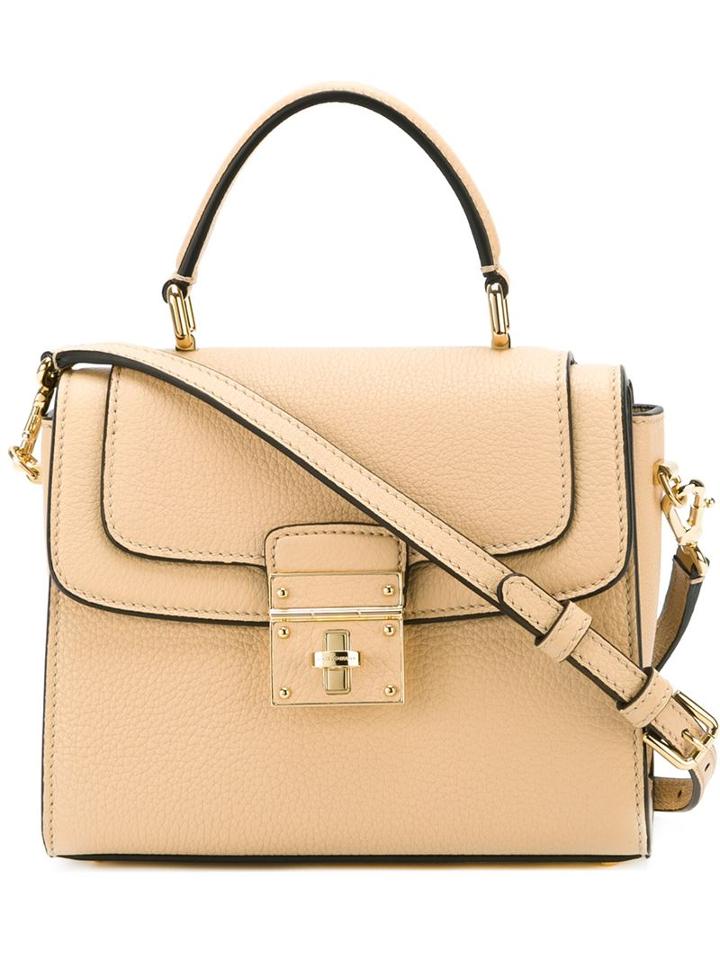 Dolce & Gabbana Greta Tote, Women's, Nude/neutrals, Calf Leather