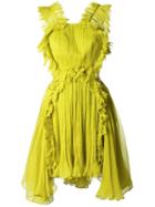 Maria Lucia Hohan Frilled Cocktail Dress