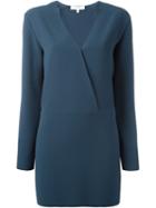 Iro Longsleeved Mini Dress, Women's, Size: 38, Blue, Polyester