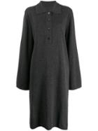 Maison Margiela Oversized Polo Sweater - Grey