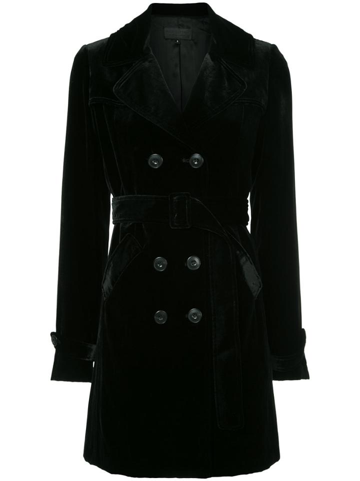 Nili Lotan Double Breasted Coat - Black