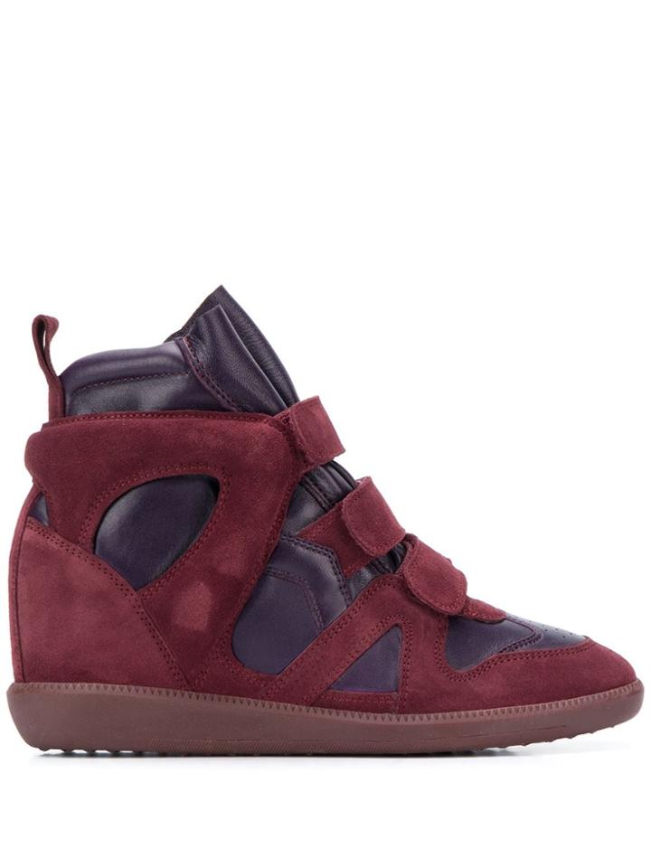 Isabel Marant Isabel Marant Bk004619a034s Aubergine Furs & Skins->calf