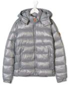 Save The Duck Kids Zipped Padded Jacket - Grey