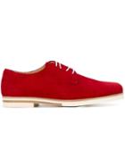 Mr. Hare Bux Derby Shoes, Men's, Size: 7, Red, Suede/leather/rubber