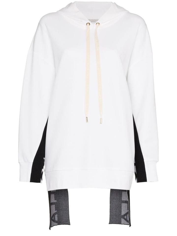 Stella Mccartney Logo Stripe Hoodie - White